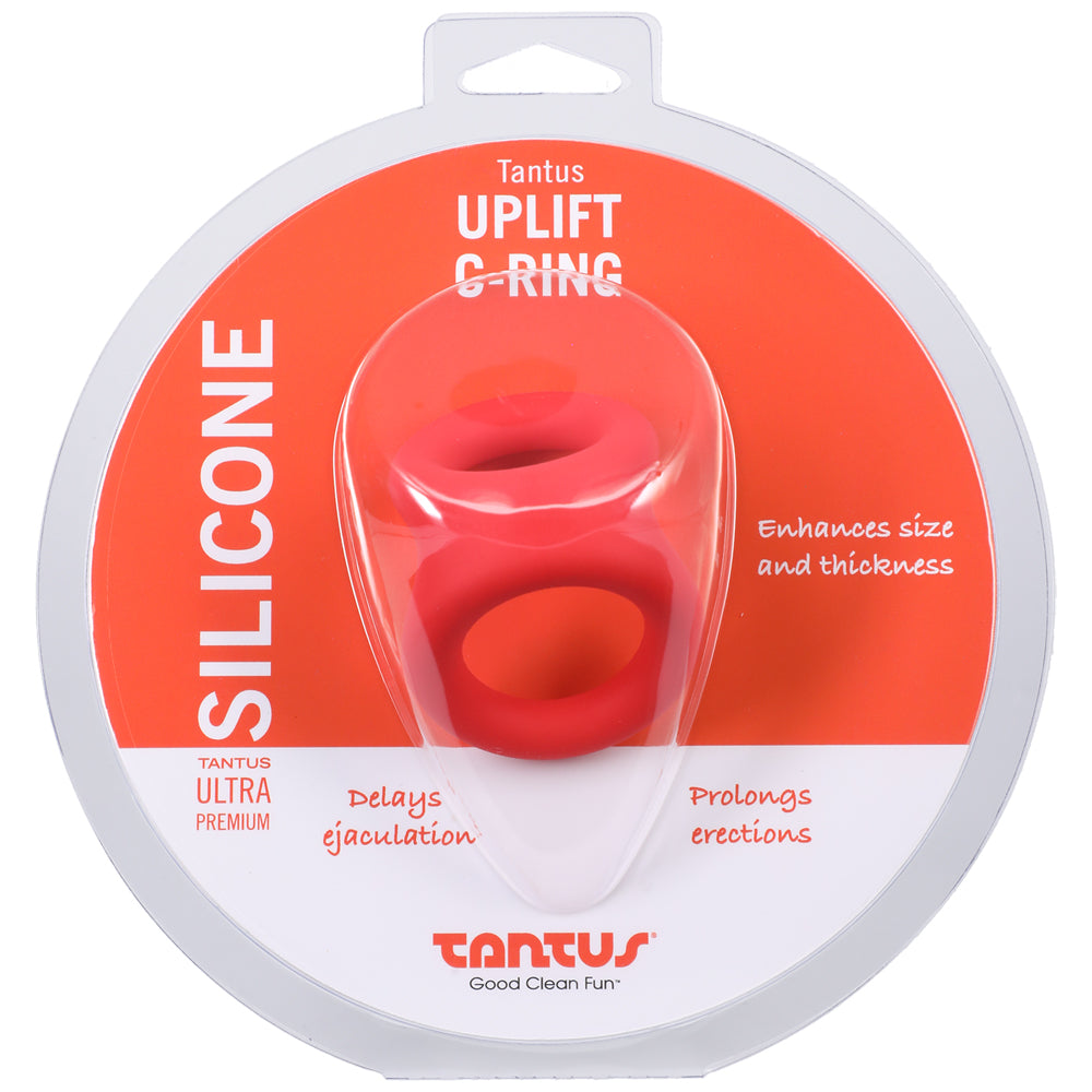 Uplift Silicone C-Ring Crimson | 19213853341 | Discreet Personal Wellness