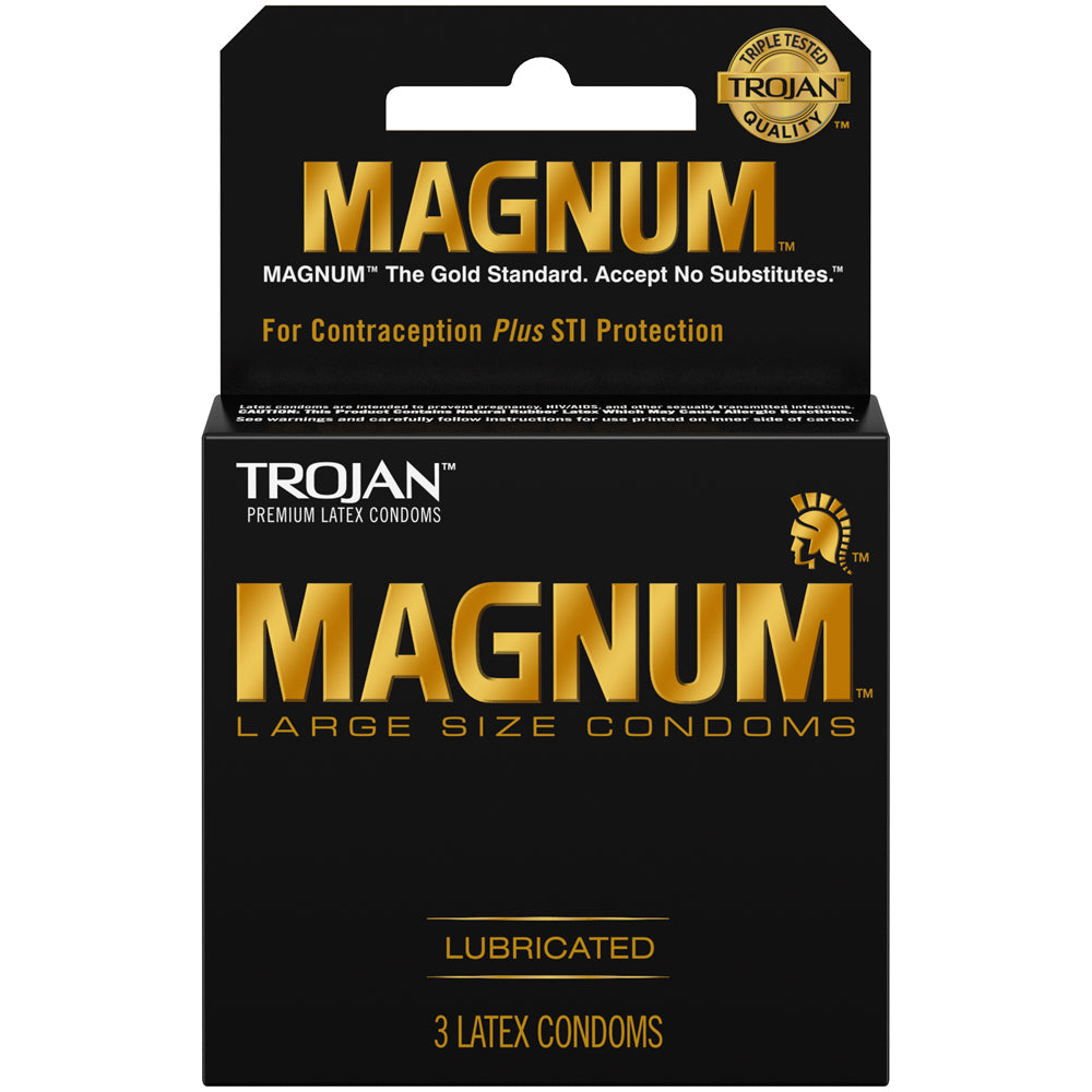 Trojan Magnum Large (3 Pk) | 22600642039 | Discreet Personal Wellness