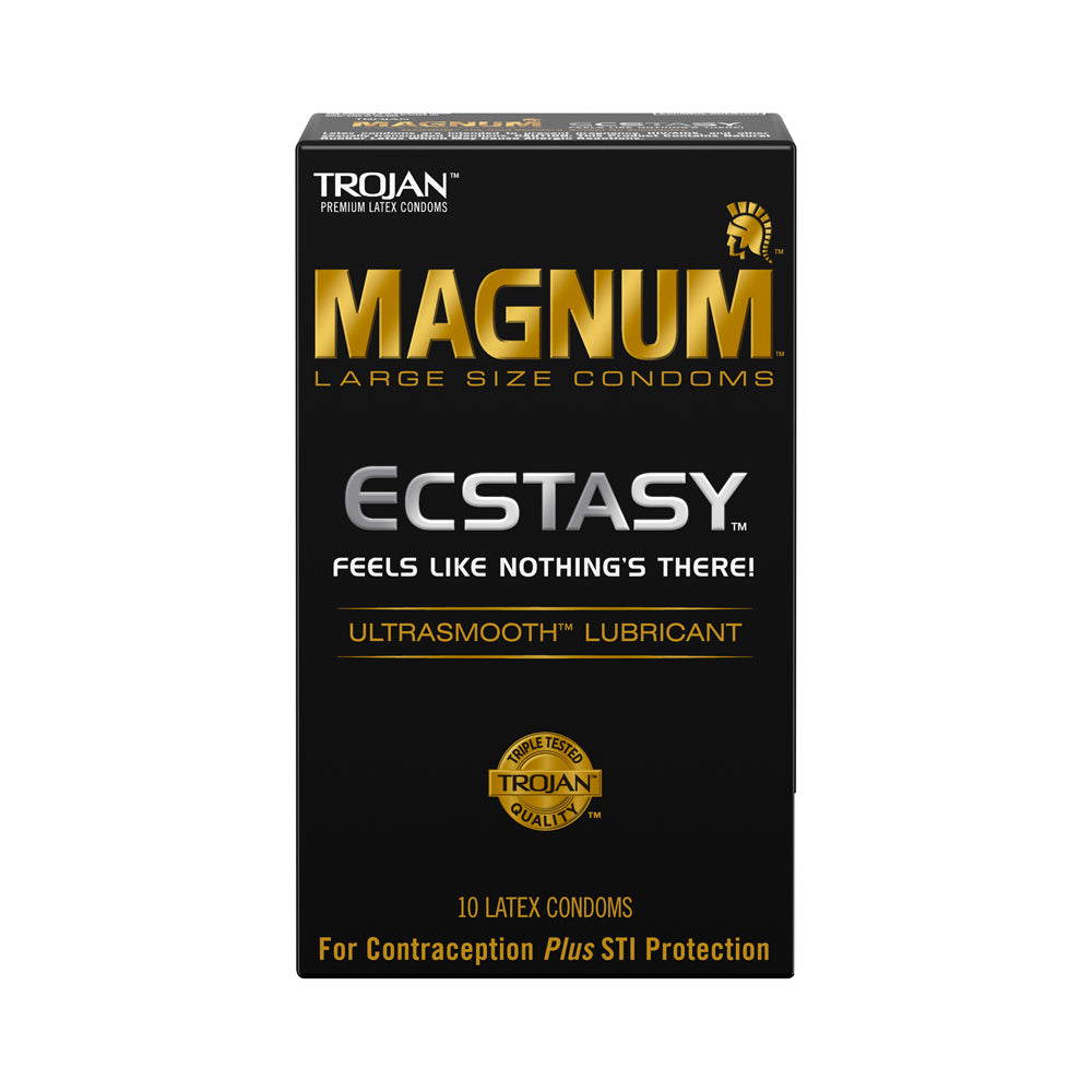 Trojan Magnum Ecstasy (10ct) | 22600643135 | Discreet Personal Wellness