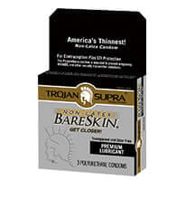 Trojan Bareskin Condoms 3Pk | 22600957058 | Discreet Personal Wellness