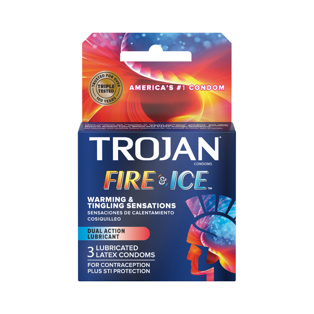 Trojan Fire & Ice (3PK) | 22600960034 | Discreet Personal Wellness