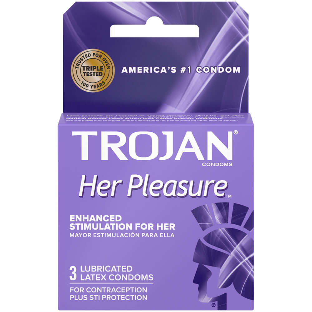 Trojan Her Pleasure (3ct) | 22600973201 | Discreet Personal Wellness