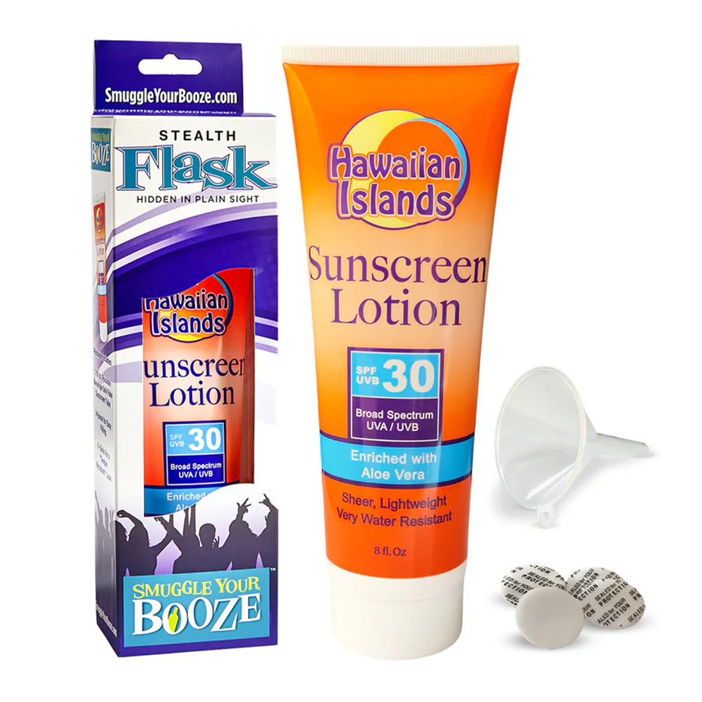 SPF 30 Sunscreen 10 oz. Flask | 45635857933 | Discreet Personal Wellness