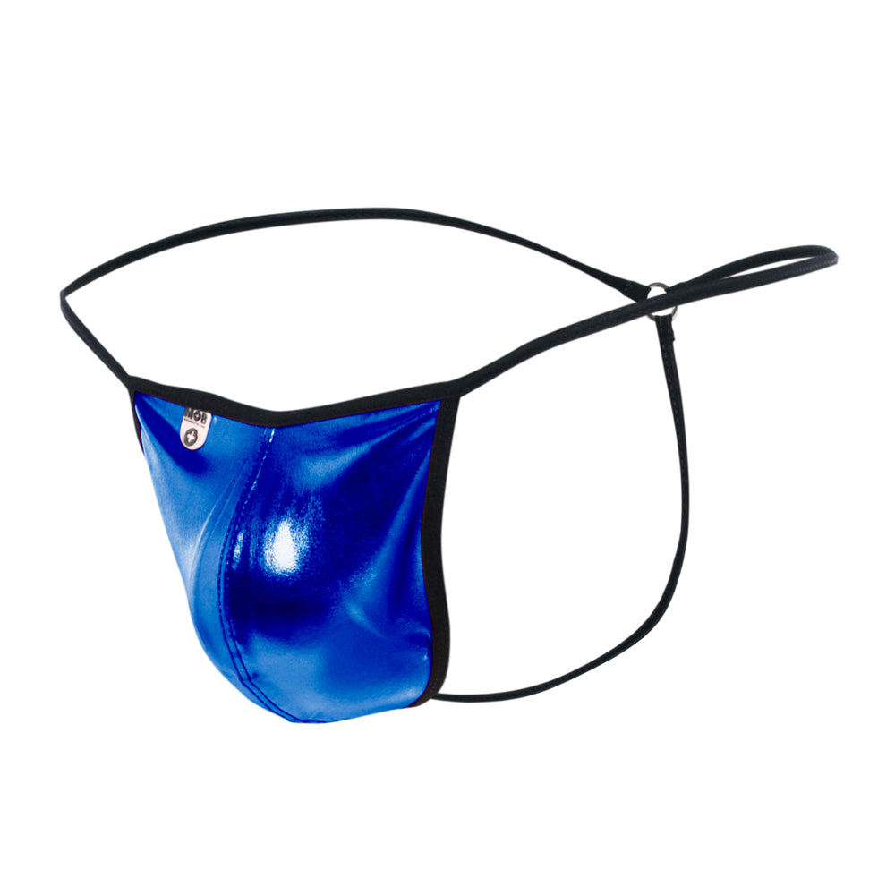 Mirror G String Blue S/M | 47393585196 | Discreet Personal Wellness