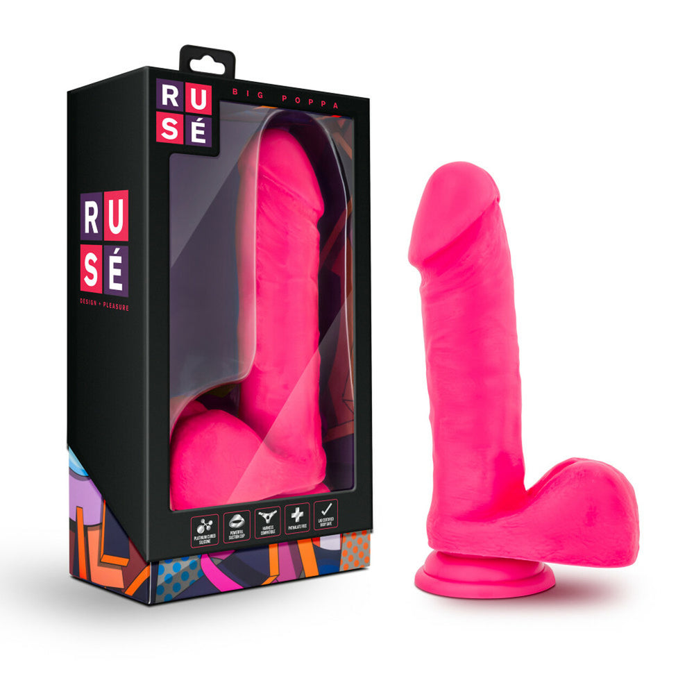 Ruse Big Poppa Hot Pink | 49008210233 | Discreet Personal Wellness