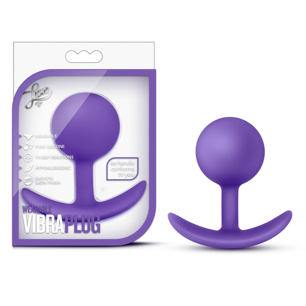 Luxe Wearable Vibra Plug Purple | 49008214705 | Discreet Personal Wellness
