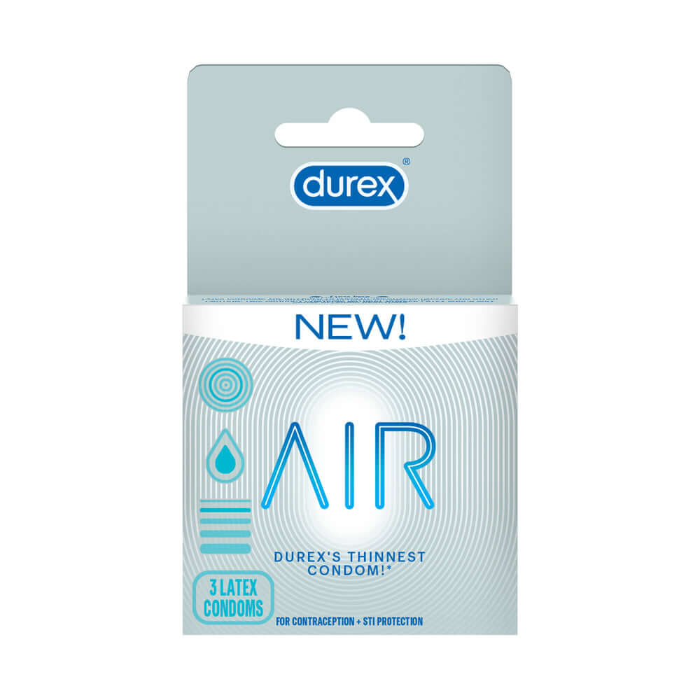 Durex Air Condoms 3 Ct | 67981087970 | Discreet Personal Wellness