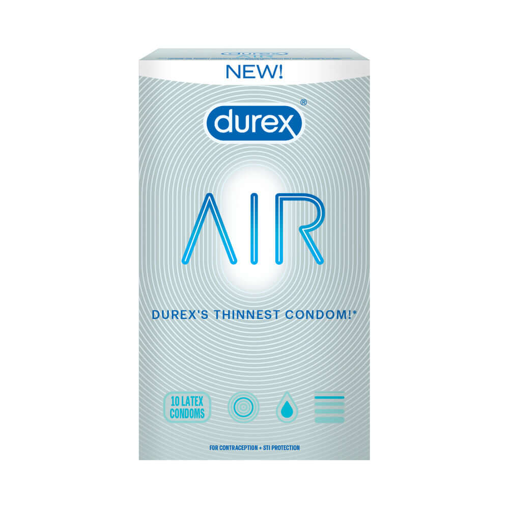 Durex Air Condoms 10 Ct | 67981087987 | Discreet Personal Wellness