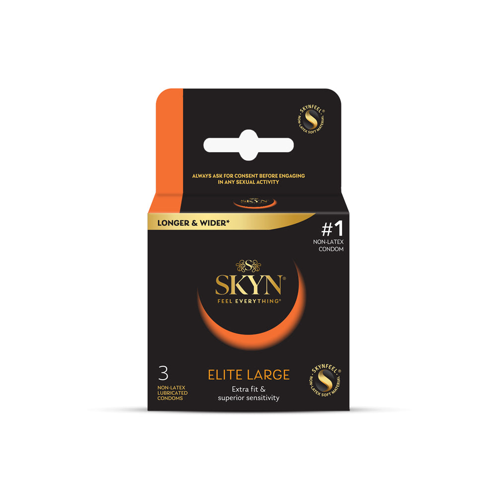 Lifestyles Skyn Elite Large 3Pk | 70907074039 | Discreet Personal Wellness