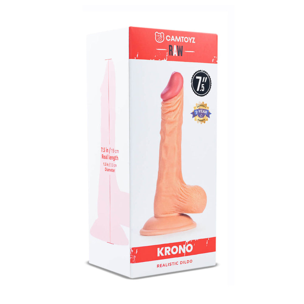 Raw Krono 7.5" Realistic Dildo | 94308630915 | Discreet Personal Wellness