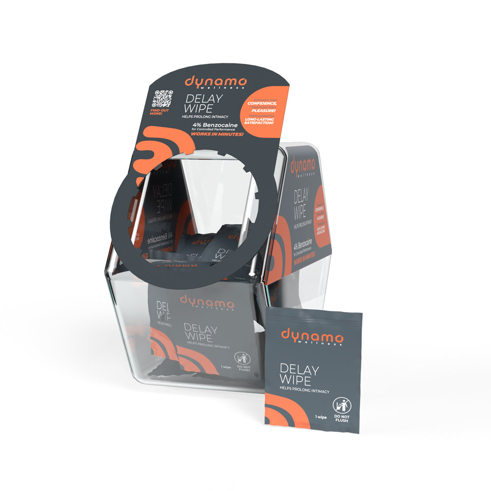 Dynamo Wellness Delay Wipe 4% In Candy Bowl 144 Ct | 10817483018579 | Discreet Personal Wellness