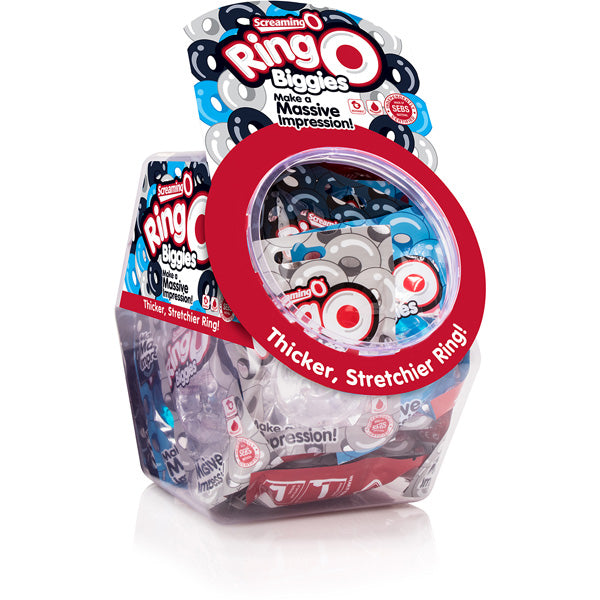 Ring O Biggies In Candy Bowl Assorted 36 Ct Display | 20817483012758 | Discreet Personal Wellness