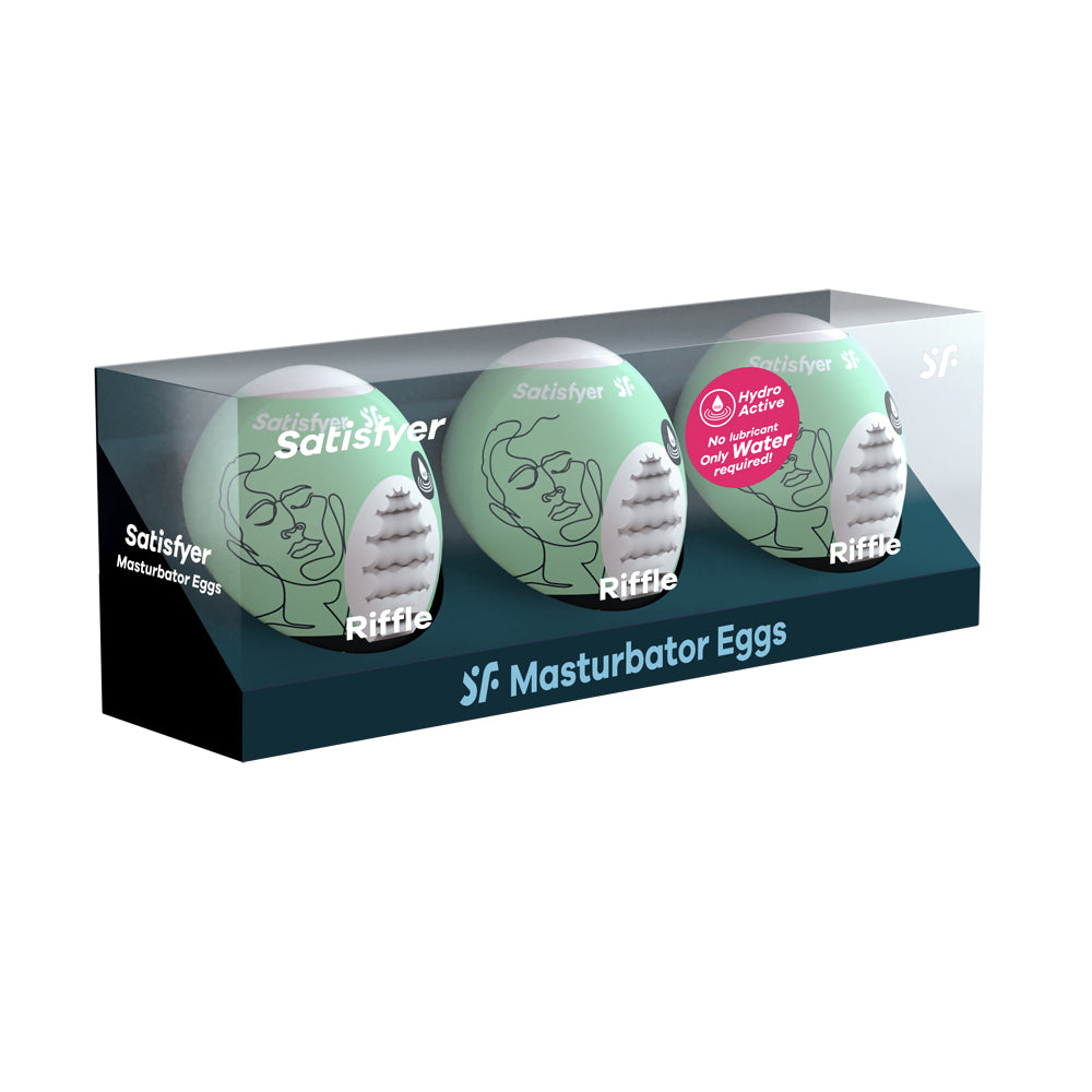 Masturbator Egg 3Er Set Riffle | 4049369043446 | Discreet Personal Wellness
