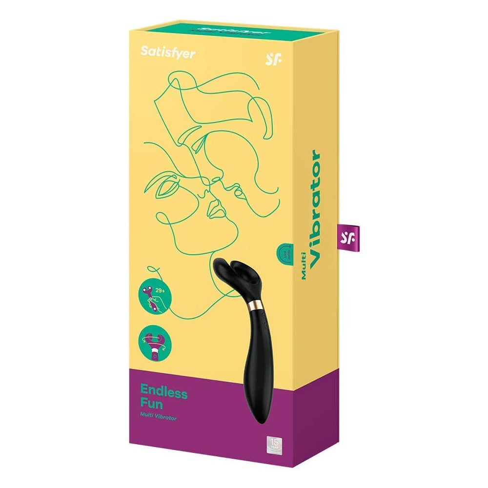 Satisfyer Endless Fun Black | 4061504001029 | Discreet Personal Wellness