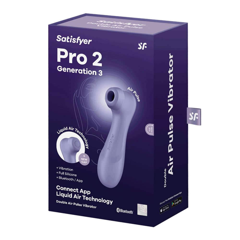 Satsifyer Pro 2 Generation 3 With App Lilac | 4061504058177 | Discreet Personal Wellness
