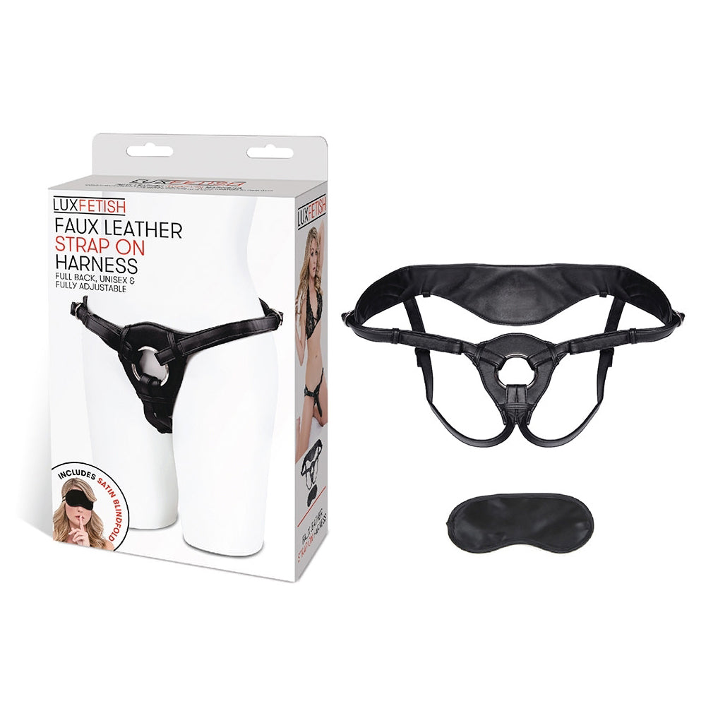 Patent Leather Strap-On Harness | 4890808062098 | Discreet Personal Wellness