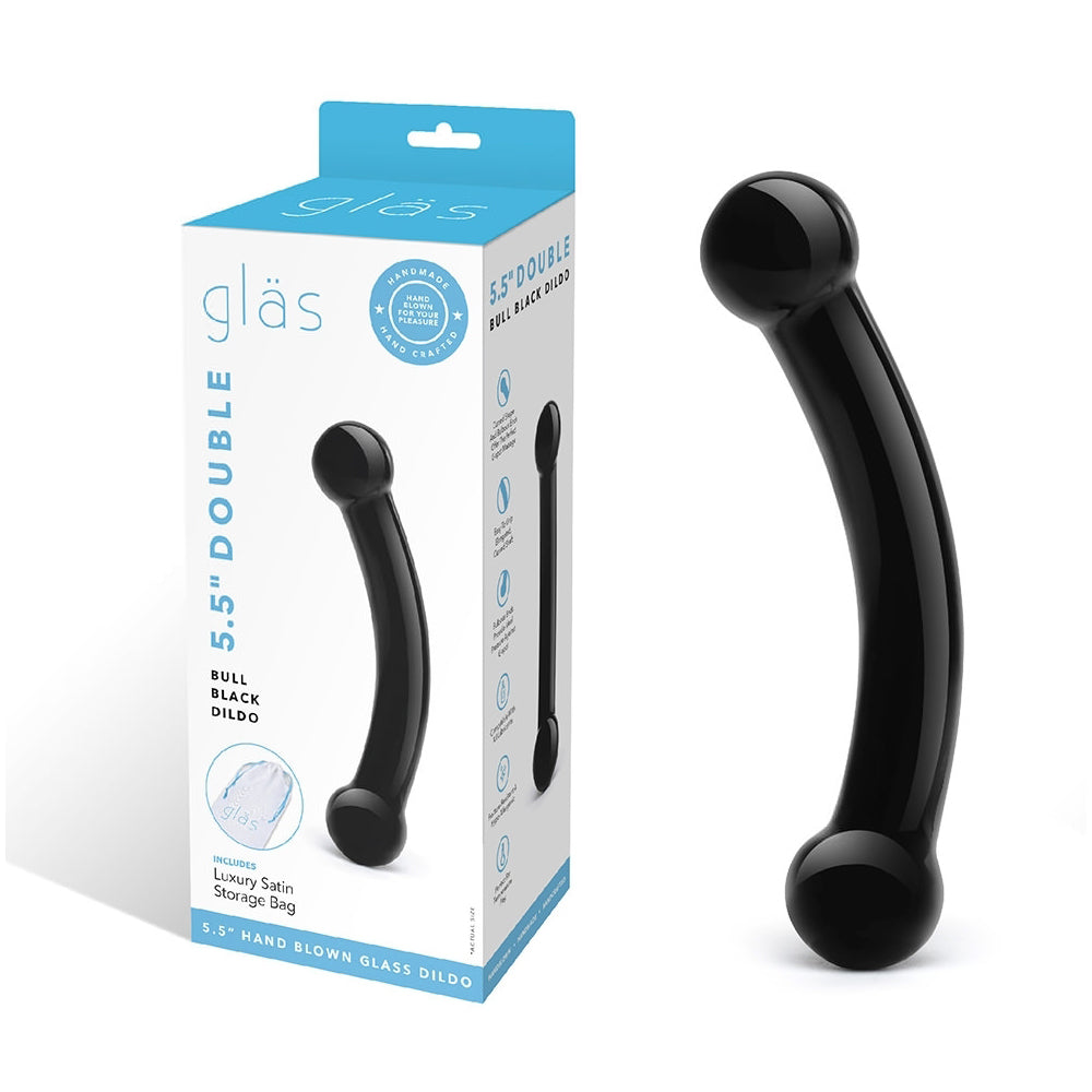 Double Bull Black Dildo | 4890808062722 | Discreet Personal Wellness