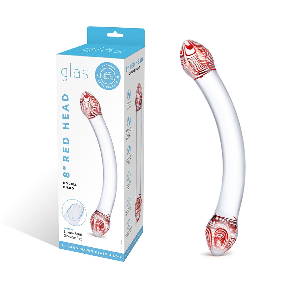 Red Head Double Dildo | 4890808062869 | Discreet Personal Wellness
