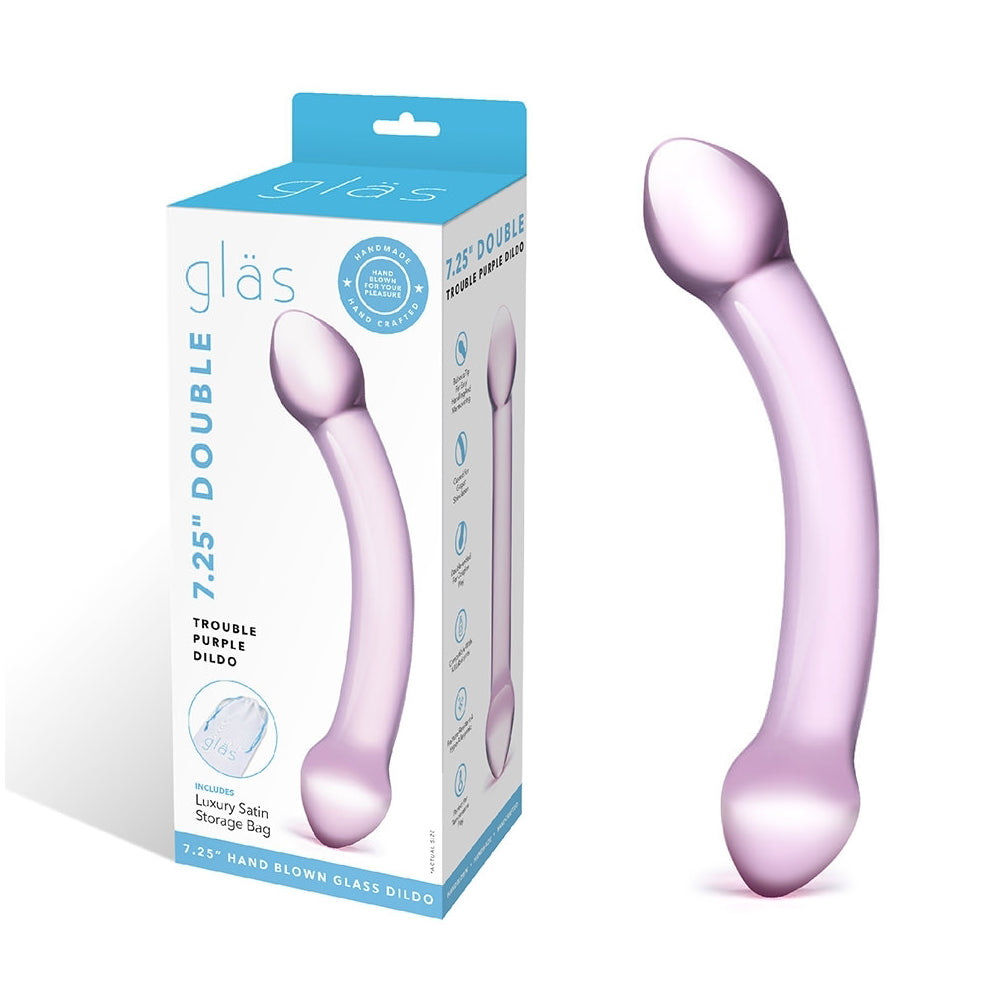 Double Trouble Purple Dildo | 4890808063347 | Discreet Personal Wellness