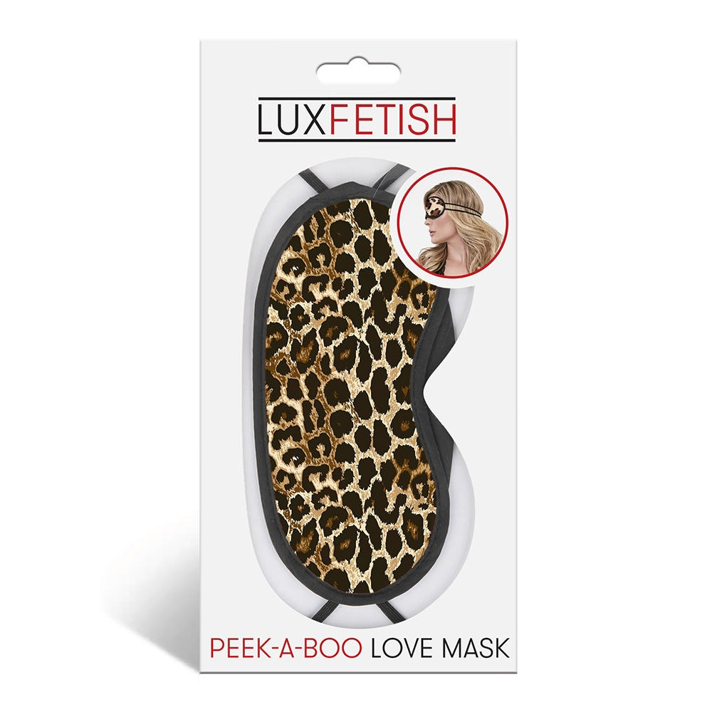 Peek-A-Boo Love Mask Leopard | 4890808105078 | Discreet Personal Wellness