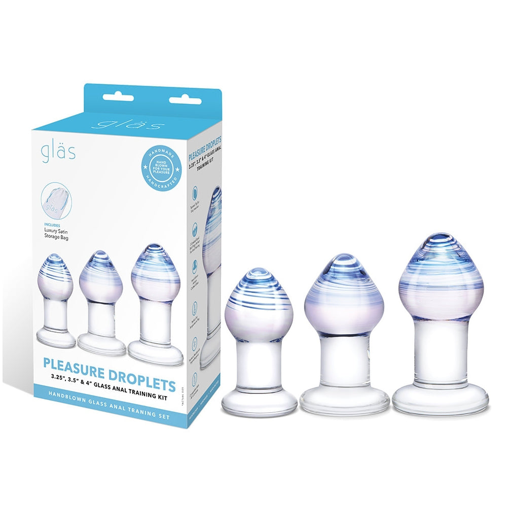 Glas Pleasure Droplets Anal Training Kit | 4890808265079 | Discreet Personal Wellness