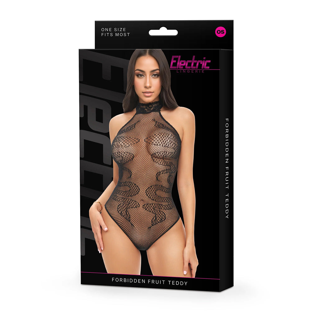 Electric Lingerie Forbidden Fruit Teddy O/S | 4890808285572 | Discreet Personal Wellness
