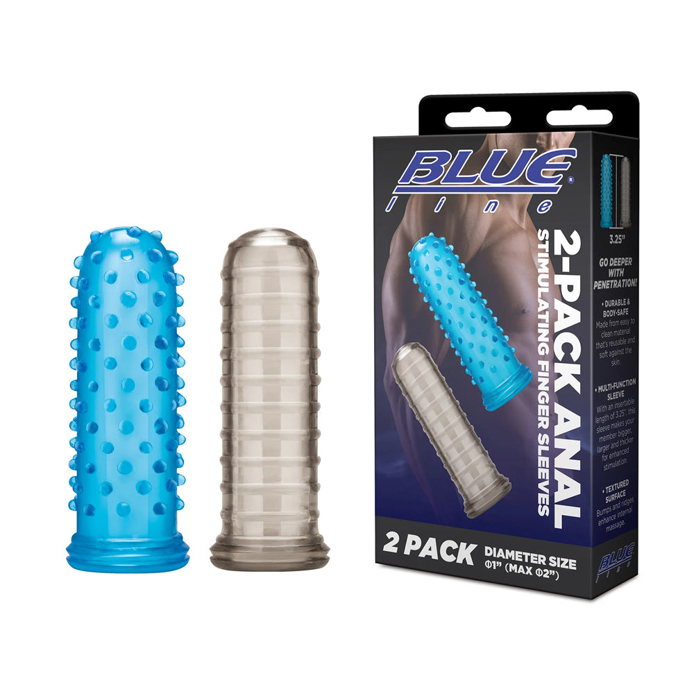 2-Pack Anal Stimulating Finger Sleeves | 4890808292495 | Discreet Personal Wellness
