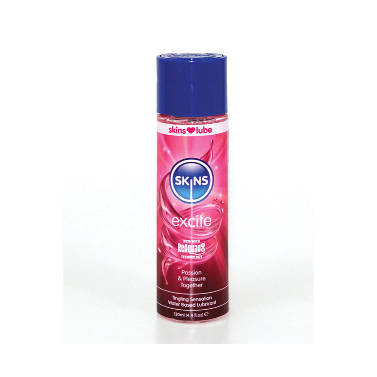 Skins Excite Tingling Water Based Lubricant 4.4 oz. | 5037353004688 | Discreet Personal Wellness