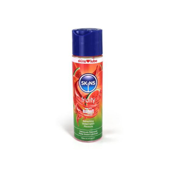 Skins Watermelon Water Based Lubricant 4.4 oz. | 5037353004763 | Discreet Personal Wellness