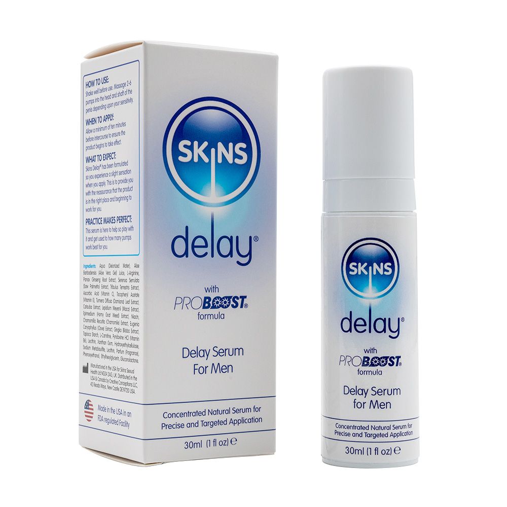 Skins Natural Delay Serum 30 Ml. | 5037353004947 | Discreet Personal Wellness