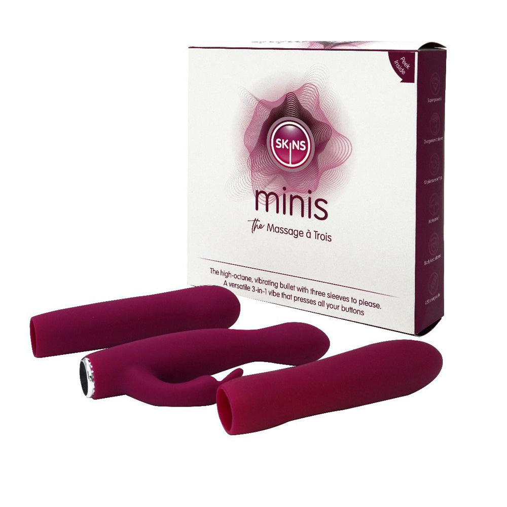 Skins Mini's Massage A Trois | 5037353006231 | Discreet Personal Wellness