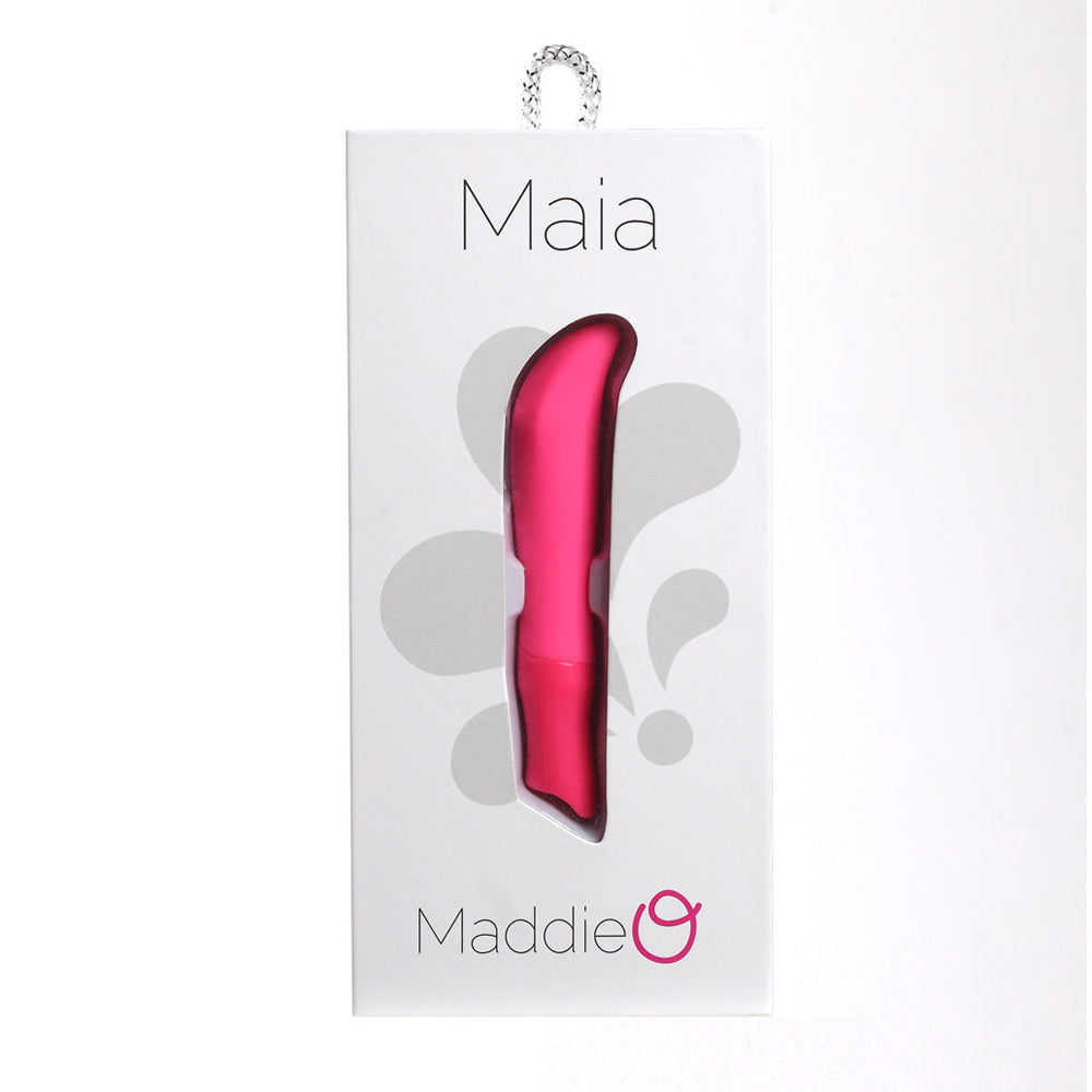 Maddie USB Rechargeable Silicone 10-Function G-Spot Bullet Vibrator Neon Pink | 5060311470614 | Discreet Personal Wellness