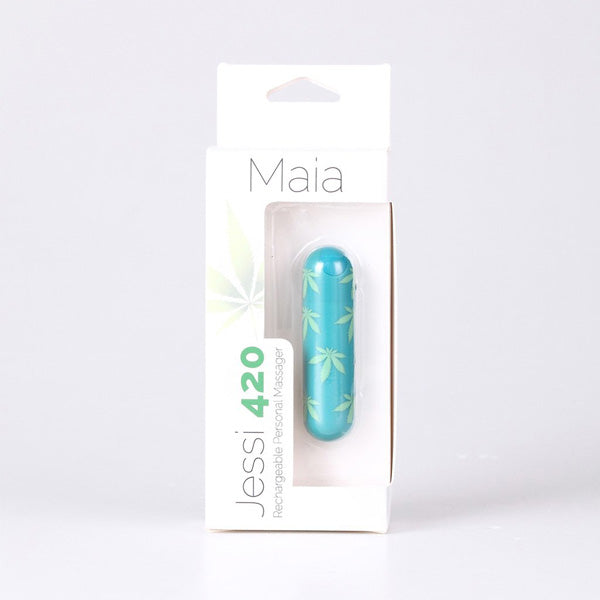 Maia Jessi 420 Green Mini Bullet | 5060311472687 | Discreet Personal Wellness
