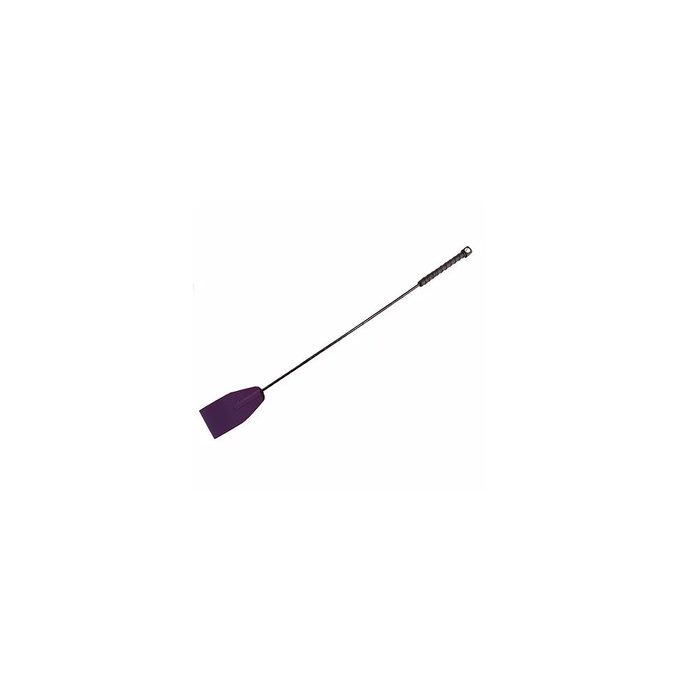 Leather Riding Crop Purple | 5060363861583 | Discreet Personal Wellness