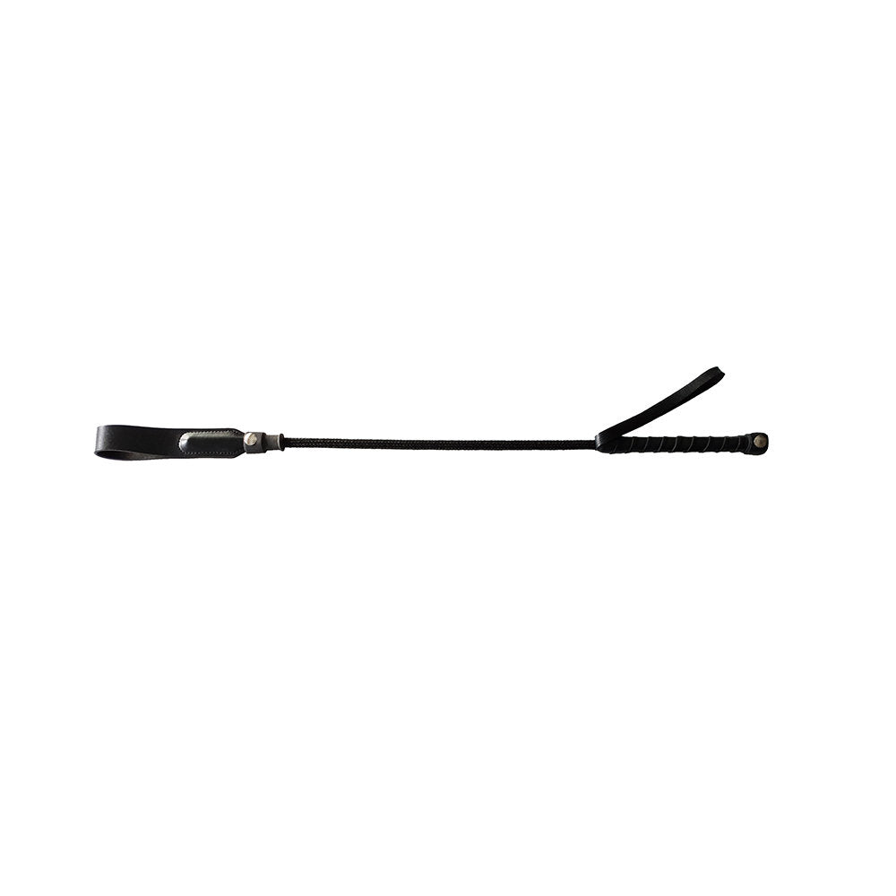 Short Riding Crop Slim Tip 20" Black | 5060404819078 | Discreet Personal Wellness