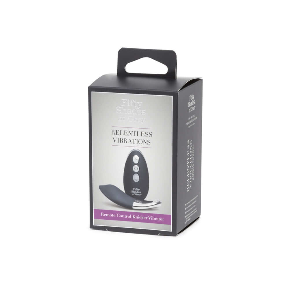 Fifty Shades Of Grey Relentless Vibrations Remote Control Panty Vibe | 5060680311204 | Discreet Personal Wellness
