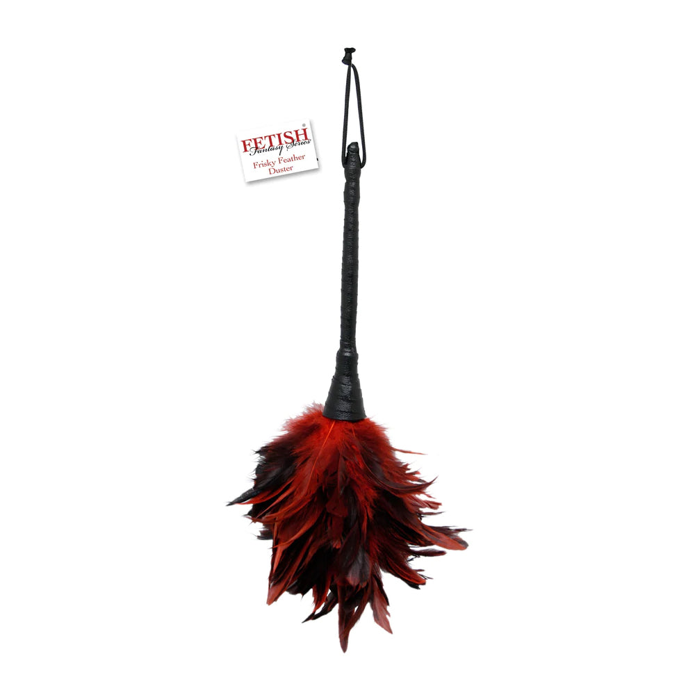 Fetish Fantasy Series Frisky Feather Duster Red | 603912274028 | Discreet Personal Wellness