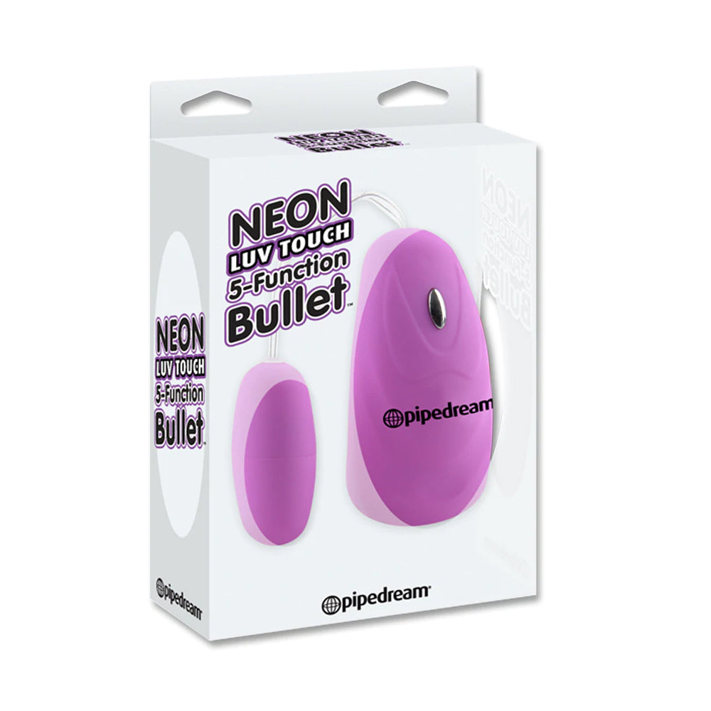 Neon Luv Touch 5 Function Bullet Purple | 603912274752 | Discreet Personal Wellness