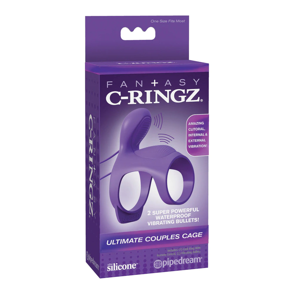 Fantasy C-Ringz Ultimate Couples Cage Purple | 603912358254 | Discreet Personal Wellness
