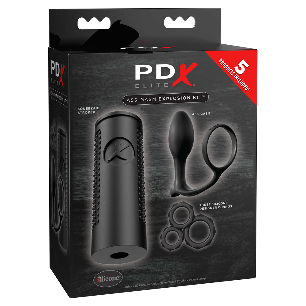 PDX Elite Ass-Gasm Explosion Kit | 603912745023 | Discreet Personal Wellness