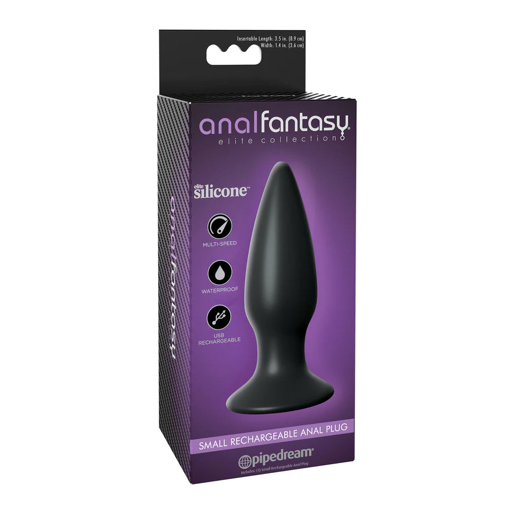 Anal Fantasy Elite Collection Small Rechargeable Anal Plug | 603912751659 | Discreet Personal Wellness