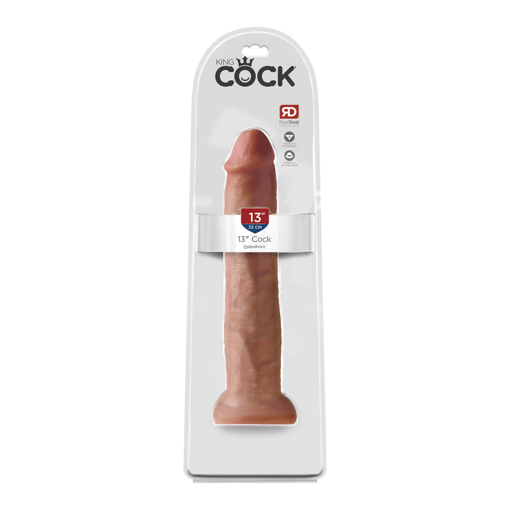 King Penis 13" Penis Tan | 603912754063 | Discreet Personal Wellness