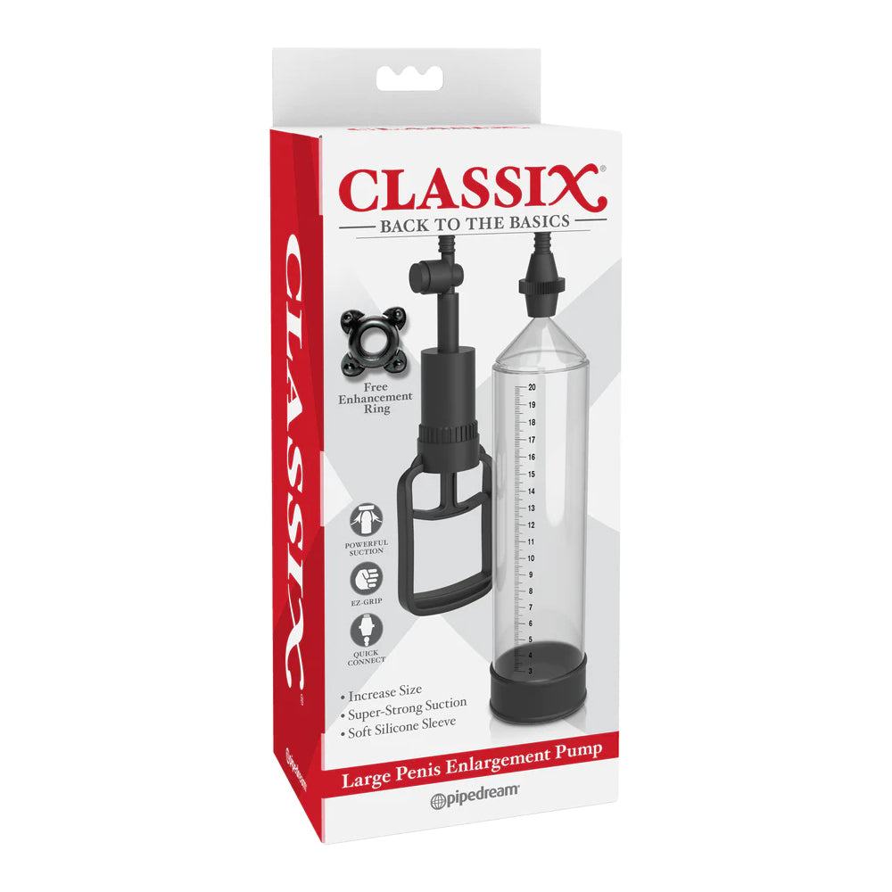Classix Large Penis Enlargement Pump | 603912755527 | Discreet Personal Wellness