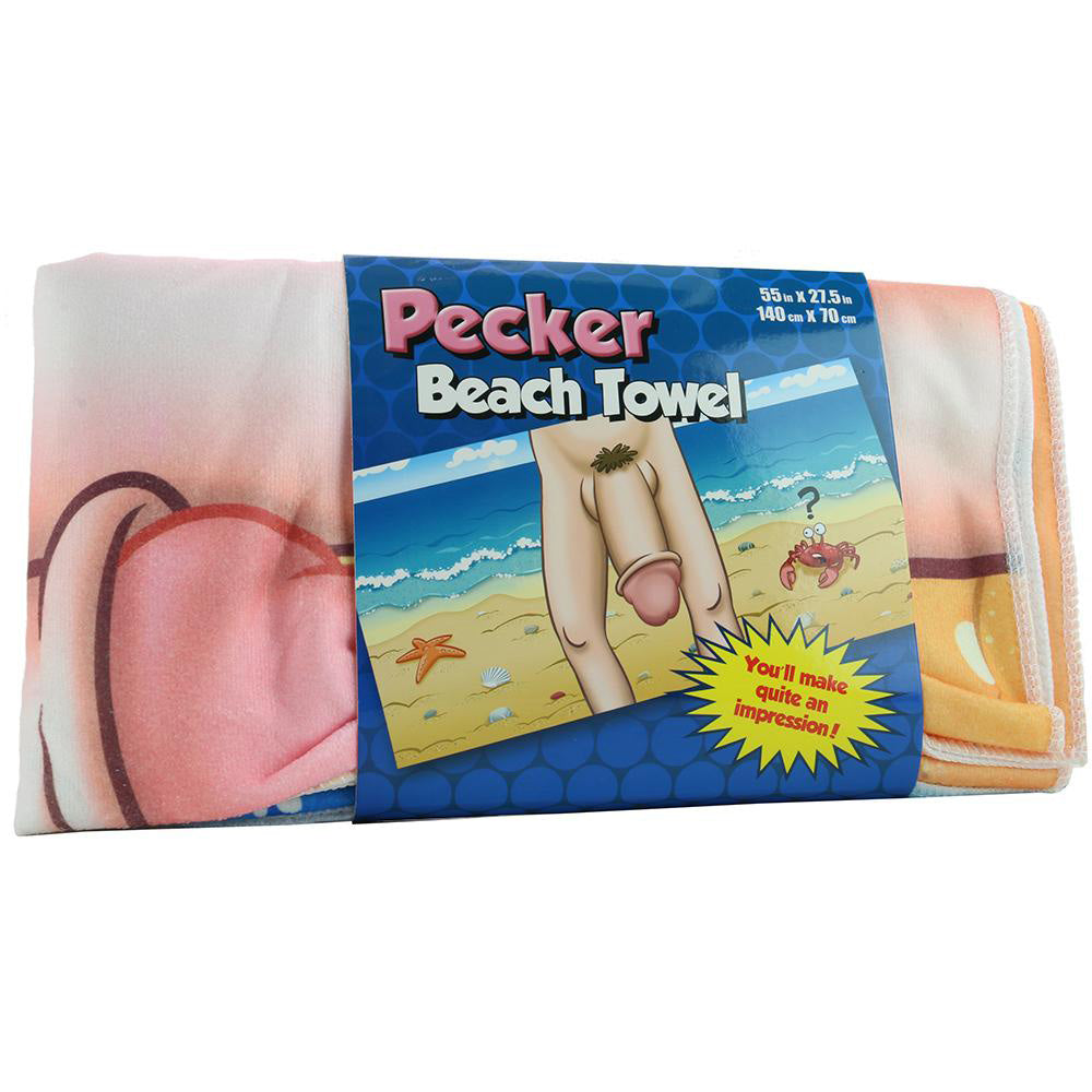Pecker Beach Towel | 623849032379 | Discreet Personal Wellness