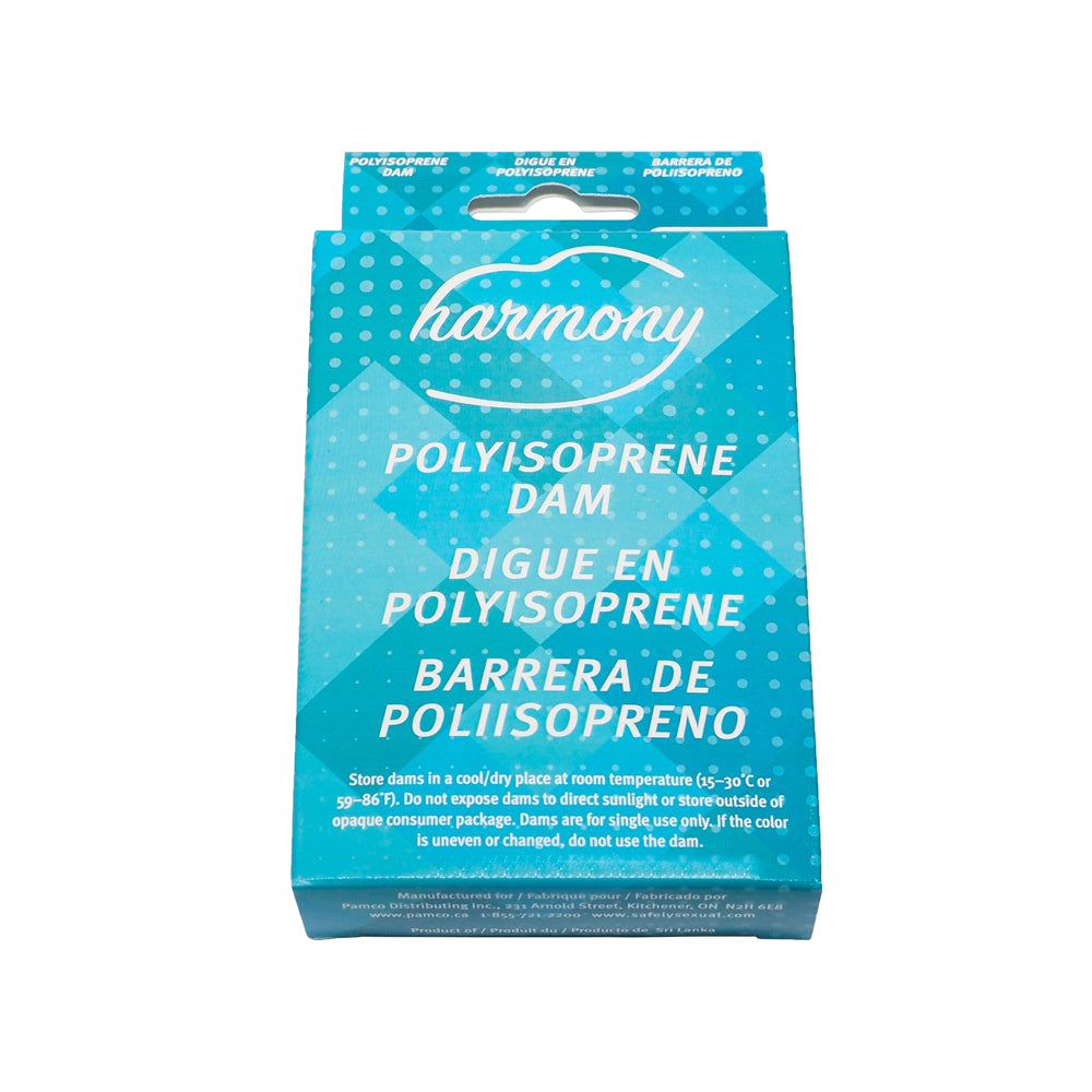 Harmony Polyisoprene Dams 6 Pack | 628347065881 | Discreet Personal Wellness