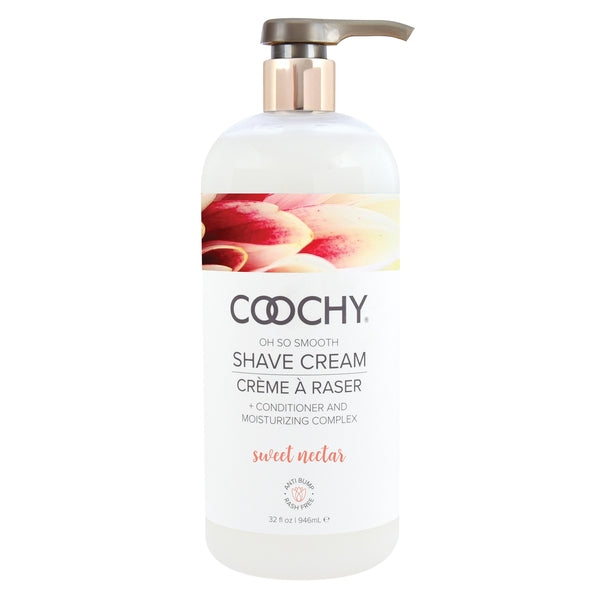 Coochy Shave Cream Sweet Nectar 32 oz. | 638258902410 | Discreet Personal Wellness