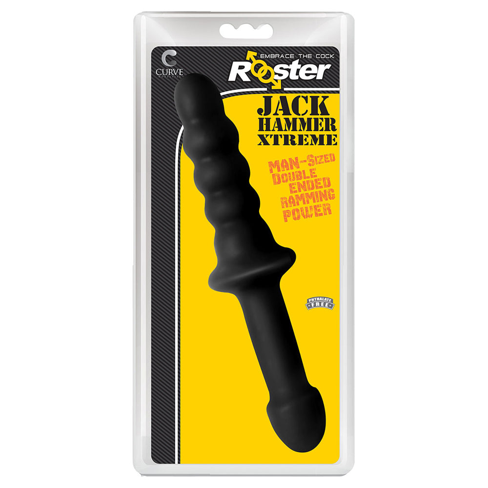 Rooster Jackhammer Xl Black | 643380986245 | Discreet Personal Wellness