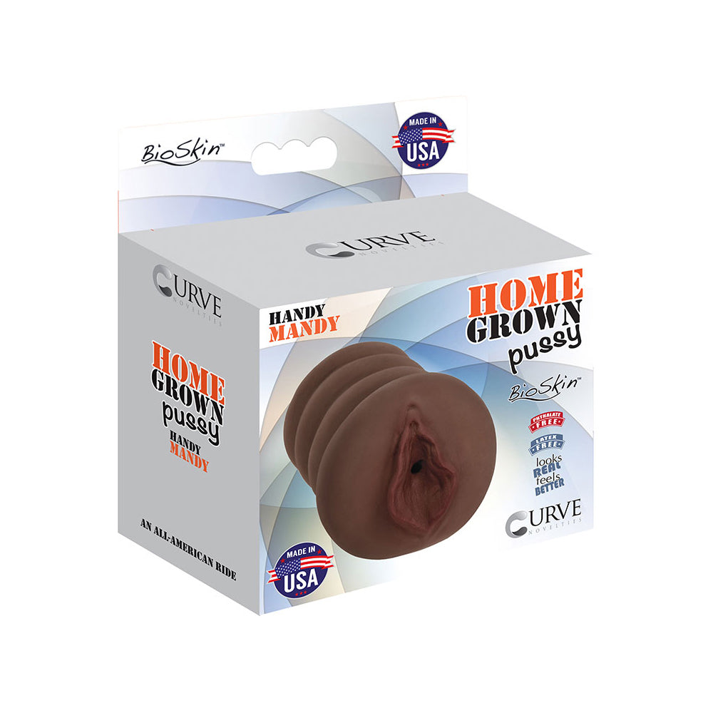 Home Grown Vagina Handy Mandy Chocolate | 643380986795 | Discreet Personal Wellness