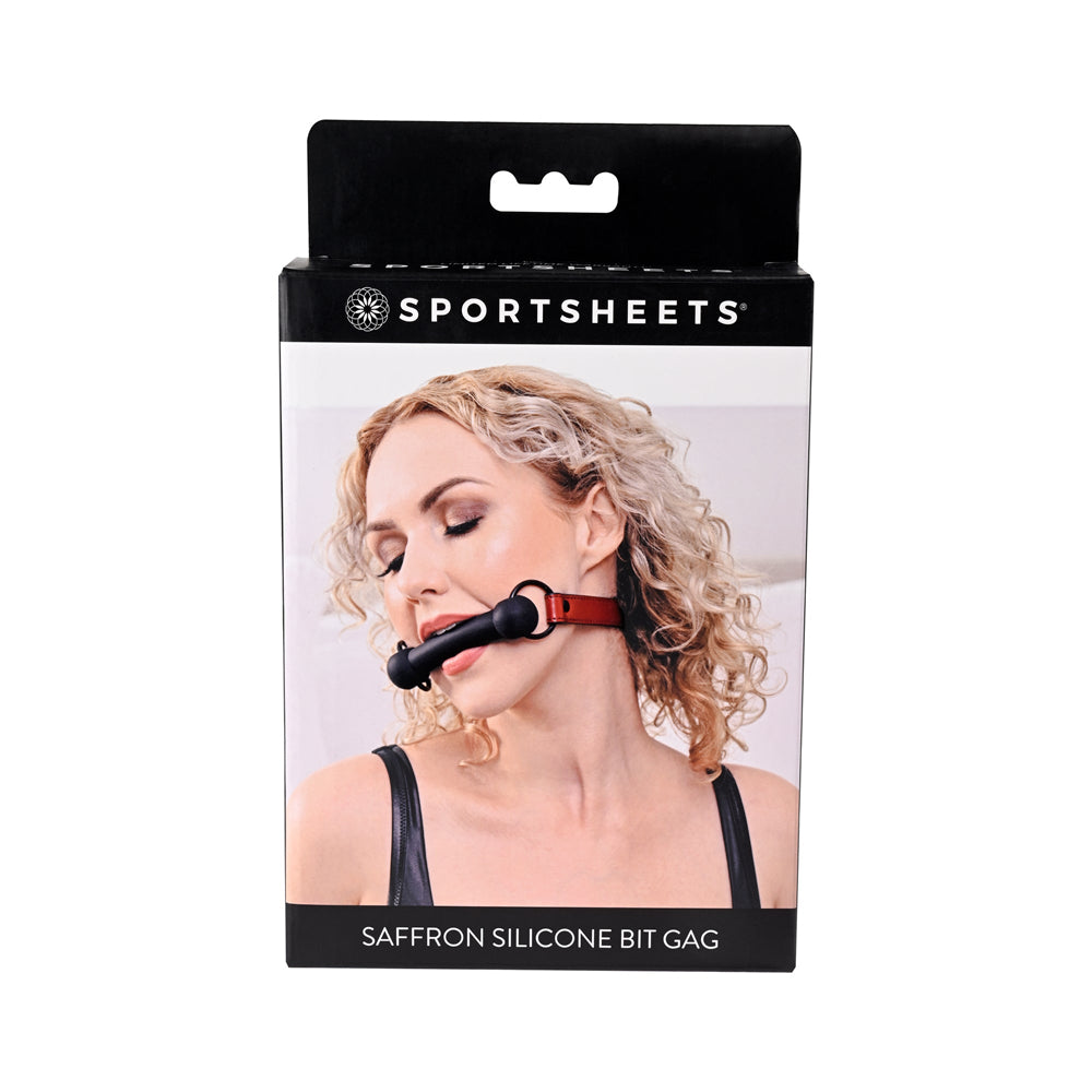 Saffron Silicone Bit Gag | 646709480219 | Discreet Personal Wellness
