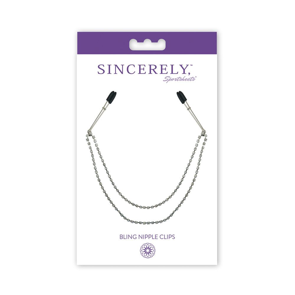 Midnight Bling Nipple Clips | 646709520304 | Discreet Personal Wellness